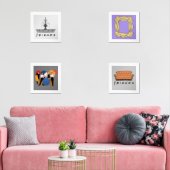 FRIENDS™ Icons Bilderwand Sets (Wohnzimmer)