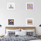 FRIENDS™ Icons Bilderwand Sets (Schlafzimmer)