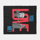 FRIENDS™ | Ihr Liebe-Zitat Fleecedecke (Vorderseite (Horizontal))