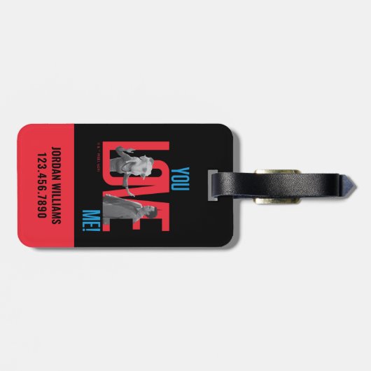 FRIENDS™ | Ihr Liebe-Zitat Gepäckanhänger (Rückseite horizontal)