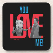 FRIENDS™ | Ihr Liebe-Zitat Getränkeuntersetzer (Vorderseite)