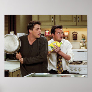 FRIENDS™ Joey & Chandler erschrocken Poster