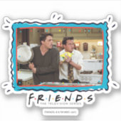FRIENDS™ | Joey & Chandler Scared Aufkleber (Vorderseite)