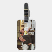 FRIENDS™ | Joey & Chandler Scared Gepäckanhänger (Vorderseite vertikal)