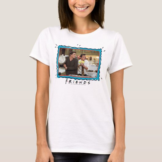 FRIENDS™ | Joey & Chandler Scared T-Shirt (Vorderseite)