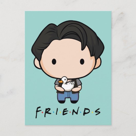 FRIENDS™ | Joey Chibi Einladungspostkarte (Vorderseite)