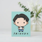 FRIENDS™ | Joey Chibi Einladungspostkarte (Stehend Vorderseite)