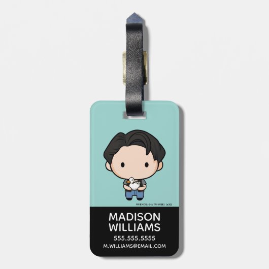 FRIENDS™ | Joey Chibi Gepäckanhänger (Rückseite vertikal)