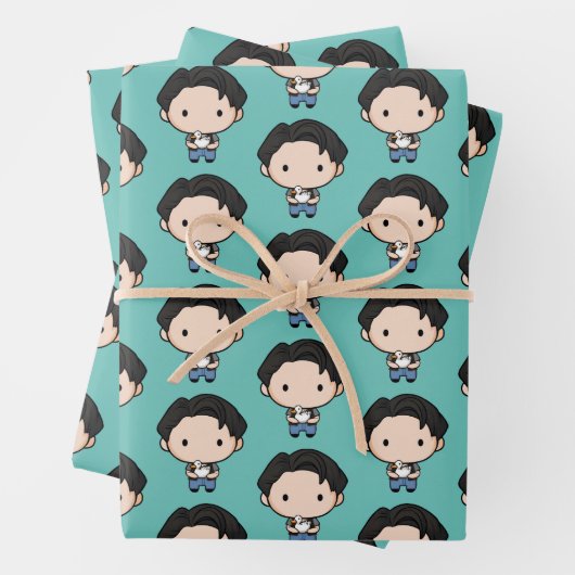 FRIENDS™ | Joey Chibi Geschenkpapier Set (Beispiel)