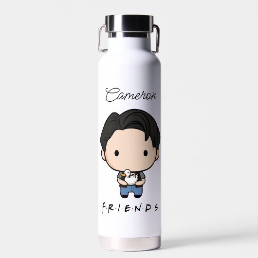 FRIENDS™ | Joey Chibi | Name hinzufügen Trinkflasche (Vorne)