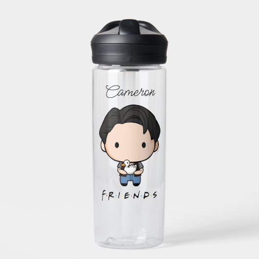 FRIENDS™ | Joey Chibi | Name hinzufügen Trinkflasche (Vorderseite)
