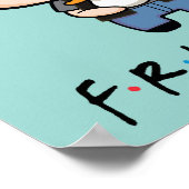 FRIENDS™ | Joey Chibi Poster (Ecke)
