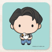 FRIENDS™ | Joey Chibi Rechteckiger Pappuntersetzer (Vorderseite)
