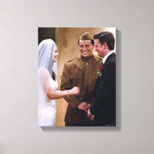 FRIENDS™ Joey heiratet Monica & Chandler Leinwanddruck
