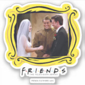 FRIENDS™ | Joey Marries Monica & Chandler Aufkleber (Vorderseite)