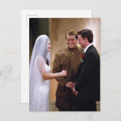 FRIENDS™ | Joey Marries Monica & Chandler Einladungspostkarte (Vorne/Hinten)