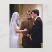 FRIENDS™ | Joey Marries Monica & Chandler Einladungspostkarte (Vorderseite)