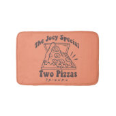 FRIENDS™ | Joey Pizza Quote Badematte (Vorderseite)