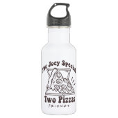 FRIENDS™ | Joey Pizza Quote Edelstahlflasche (Vorderseite)