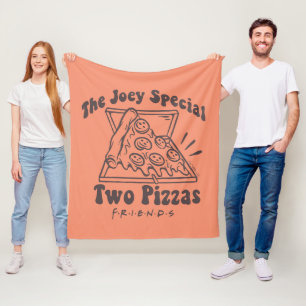 FRIENDS™   Joey Pizza Quote Fleecedecke