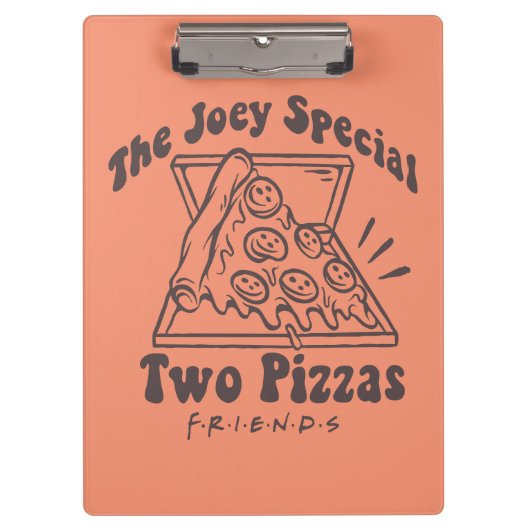 FRIENDS™ | Joey Pizza Quote Klemmbrett (Vorderseite)