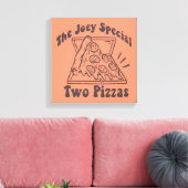 FRIENDS™ | Joey Pizza Quote Leinwanddruck (Insitu (Wohnzimmer))