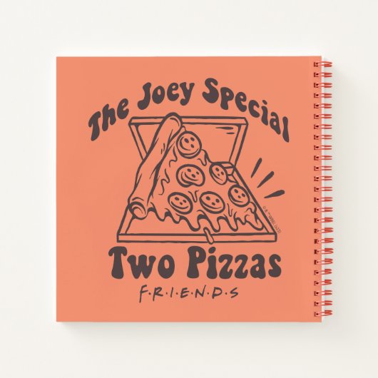 FRIENDS™ | Joey Pizza Quote Notizblock (Rückseite)