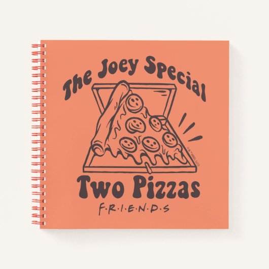 FRIENDS™ | Joey Pizza Quote Notizblock (Vorderseite)