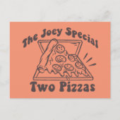 FRIENDS™ | Joey Pizza Quote Postkarte (Vorderseite)