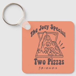 FRIENDS™   Joey Pizza Quote Schlüsselanhänger