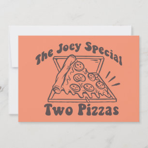 FRIENDS™ Joey Pizza Zitat Mitteilungskarte