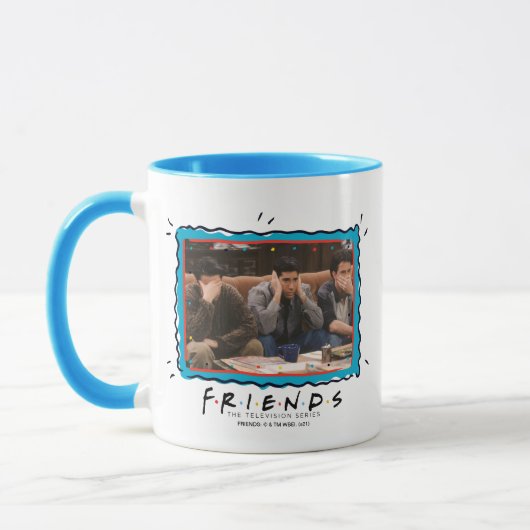 FRIENDS™ | Joey, Ross und Chandler auf dem Sofa Tasse (Links)