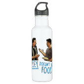 FRIENDS™ | Joey teilt Essen nicht! Edelstahlflasche (Vorderseite)