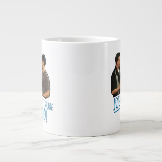 FRIENDS™ | Joey teilt Essen nicht! Jumbo-Tasse (Vorderseite)