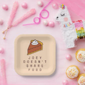 FRIENDS™ | Joey teilt Essen nicht Pappteller (Party)