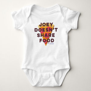 FRIENDS™   Joey teilt Essen nicht - Pizza Baby Strampler