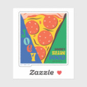 FRIENDS™ | Joey teilt Essen nicht - Pizza Graphic Aufkleber (Blatt)