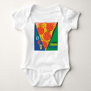 FRIENDS™   Joey teilt Essen nicht - Pizza Graphic Baby Strampler