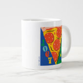 FRIENDS™ | Joey teilt Essen nicht - Pizza Graphic Jumbo-Tasse (Vorderseite Rechts)