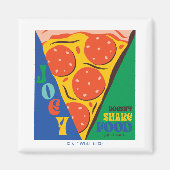 FRIENDS™ | Joey teilt Essen nicht - Pizza Graphic Magnet (Vorne)