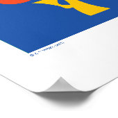 FRIENDS™ | Joey teilt Essen nicht - Pizza Graphic Poster (Ecke)