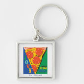 FRIENDS™ | Joey teilt Essen nicht - Pizza Graphic Schlüsselanhänger (Vorne)