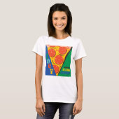 FRIENDS™ | Joey teilt Essen nicht - Pizza Graphic T-Shirt (Vorne ganz)