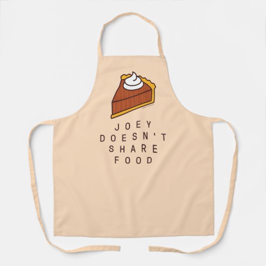 FRIENDS™ | Joey teilt Essen nicht Schürze (Vorderseite)