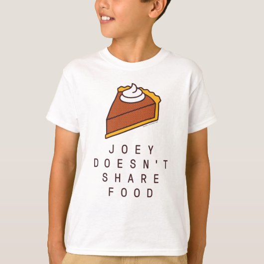 FRIENDS™ | Joey teilt Essen nicht T-Shirt (Vorderseite)