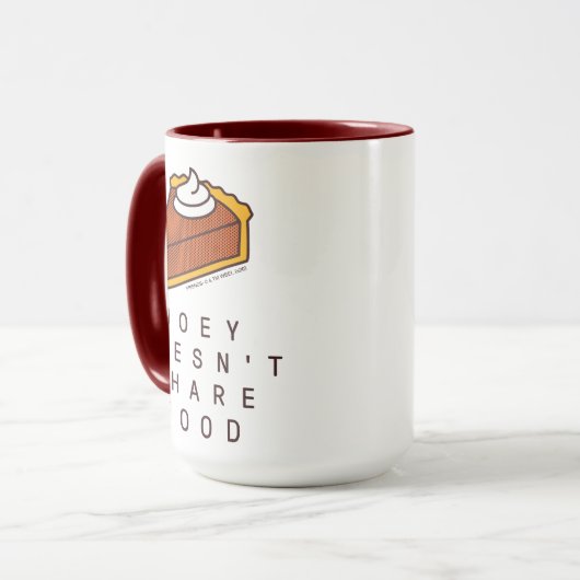 FRIENDS™ | Joey teilt Essen nicht Tasse (Vorderseite Links)