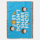 FRIENDS™ | Joey teilt Food Chibi nicht Decke (Vorderseite Vertikal)