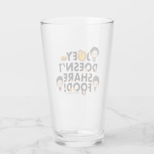 FRIENDS™ | Joey teilt Food Chibi nicht Glas (Rückseite)