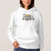 FRIENDS™ | Joey teilt Food Chibi nicht Hoodie (Vorderseite)