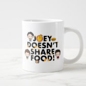 FRIENDS™ | Joey teilt Food Chibi nicht Jumbo-Tasse (Rechts)